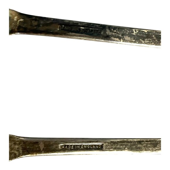 Vintage Queen Anne Silver Plated Salad Serving Set – Made in England - Picture 4 of 5